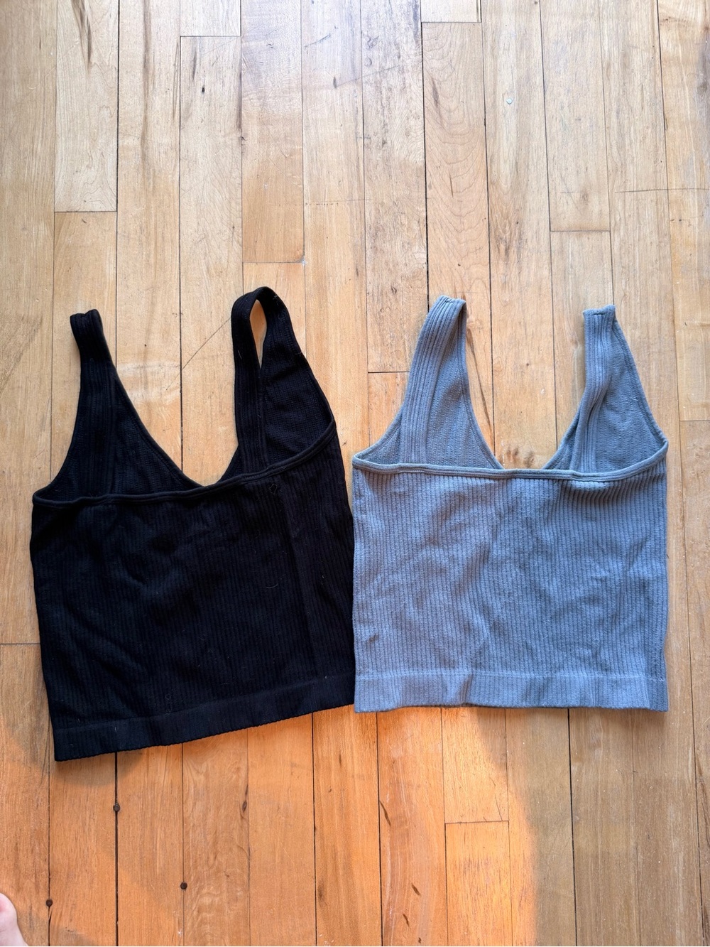 Free People Ribbed Crop Tops - Picture 2 of 2